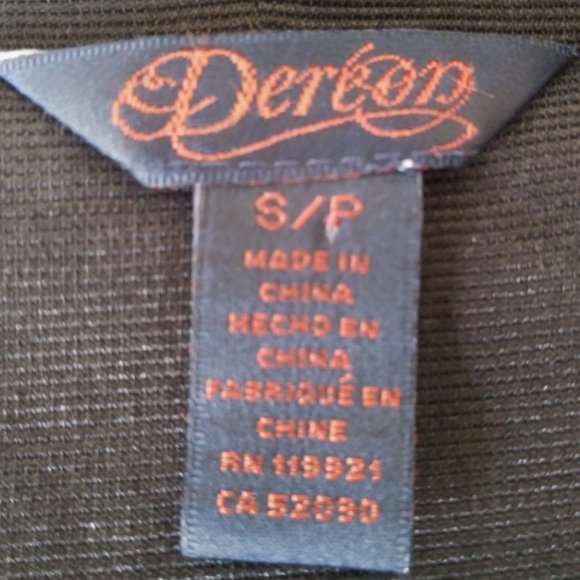 House of Dereon Black Belted Bubble Hem Dress S/P - Picture 6 of 7